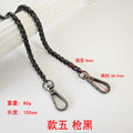 Cadena de Metal para Bolso DIY con Correa Tejida