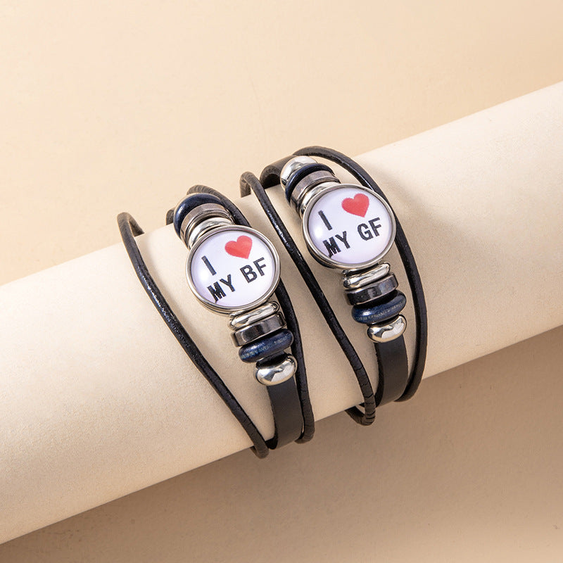 Regalo de Pulsera Luminosa para Parejas 'Te Amo'