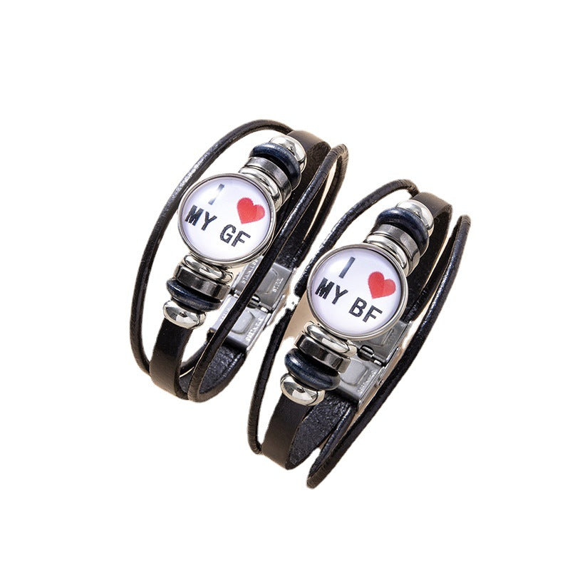 Regalo de Pulsera Luminosa para Parejas 'Te Amo'