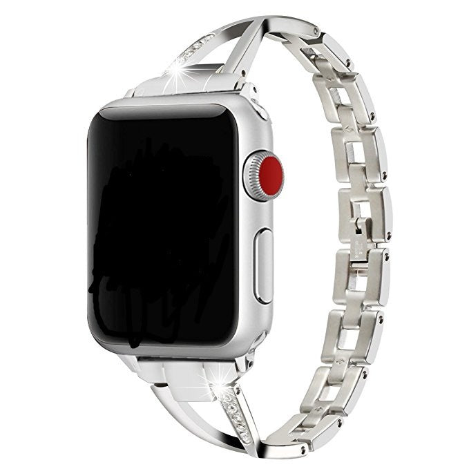 Apple Watch X-Style Diamond Steel Strap