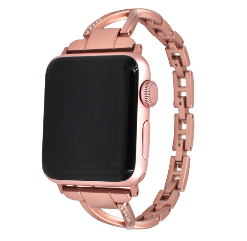 Apple Watch X-Style Diamond Steel Strap