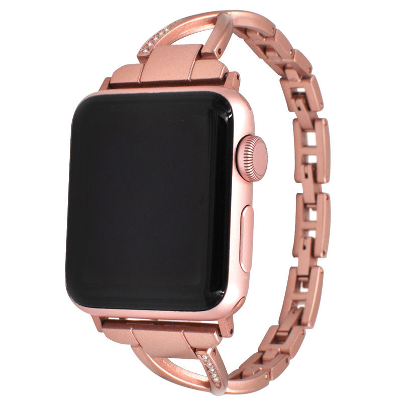 Apple Watch X-Style Diamond Steel Strap