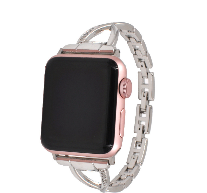 Apple Watch X-Style Diamond Steel Strap